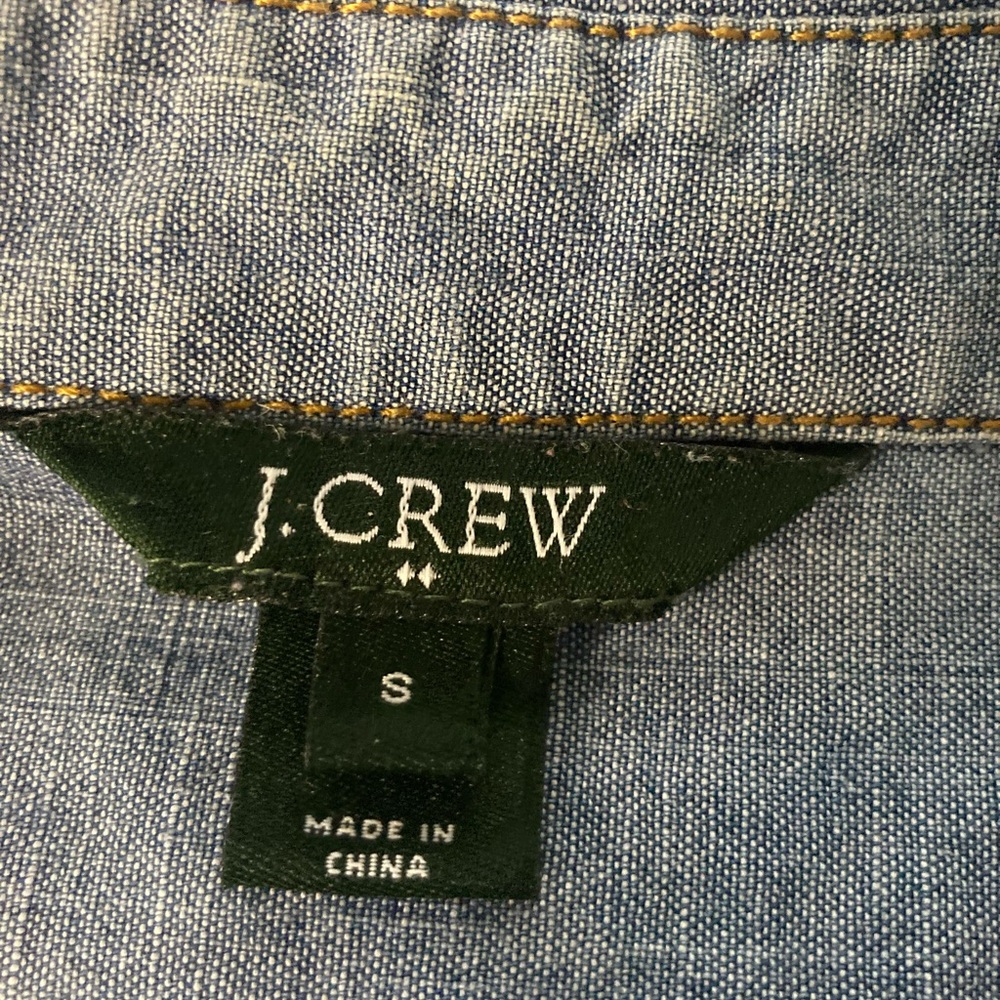 J.Crew Denim Blue Shirt Dress